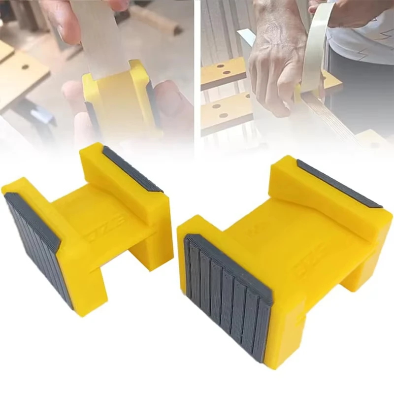 Woodworking Edge Tape Holder Convenient Non-Slip Plastic Tape Straightener Precise Edge Application Tool