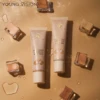 YOUNG VISION 6colors/pack Matte Concealer Long Lasting Foundation Wheat Color Long Lasting Easy Makeup Finish Foundation 4