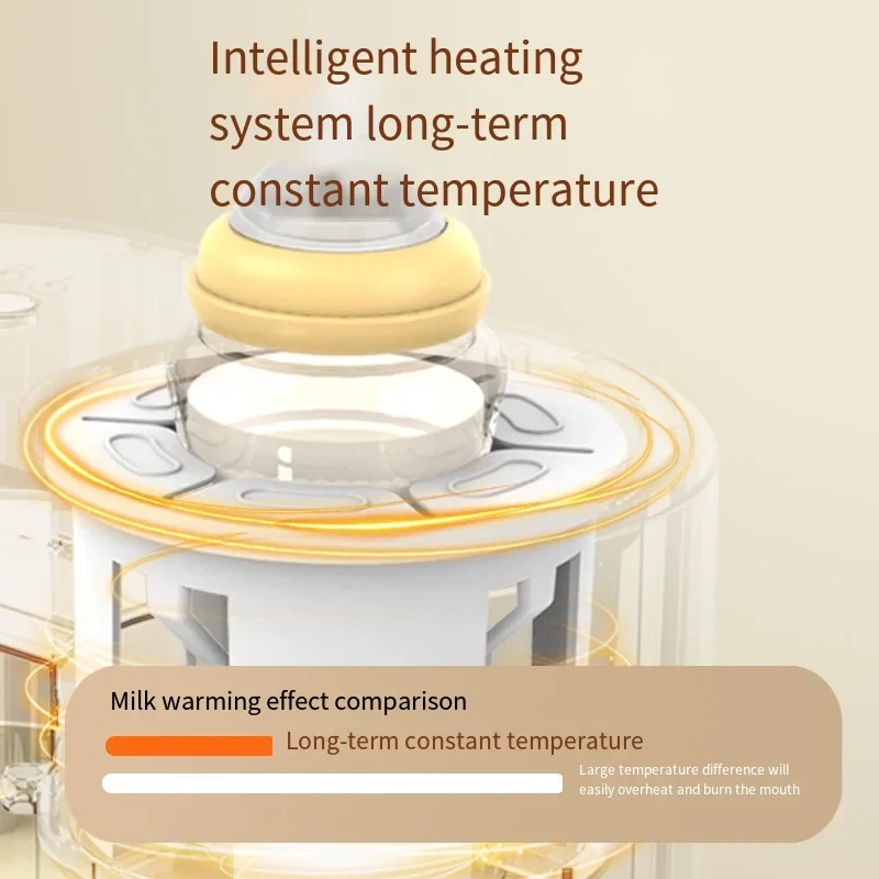 Thermostatic milk shaker Warm two integrated electric heating flushing machine Automatic milk shaker for babies