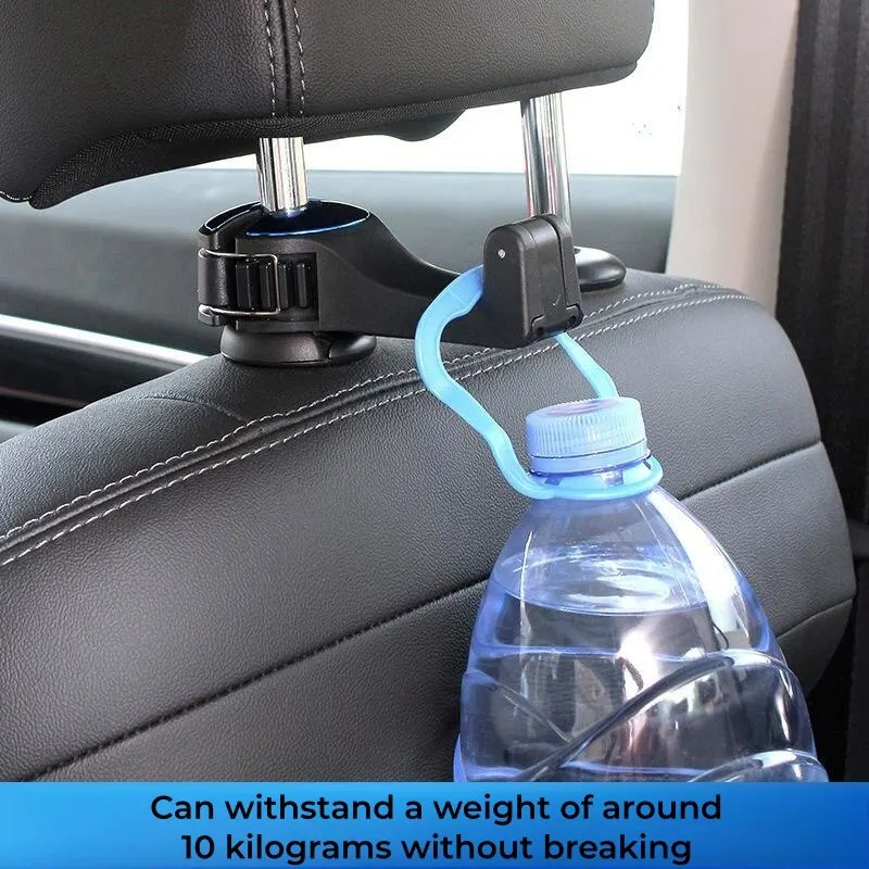 2 In 1 Car Hook Rear Headrest Hook Car Rear Phone Holder Lock Type Mobile Phone Holder phone holder