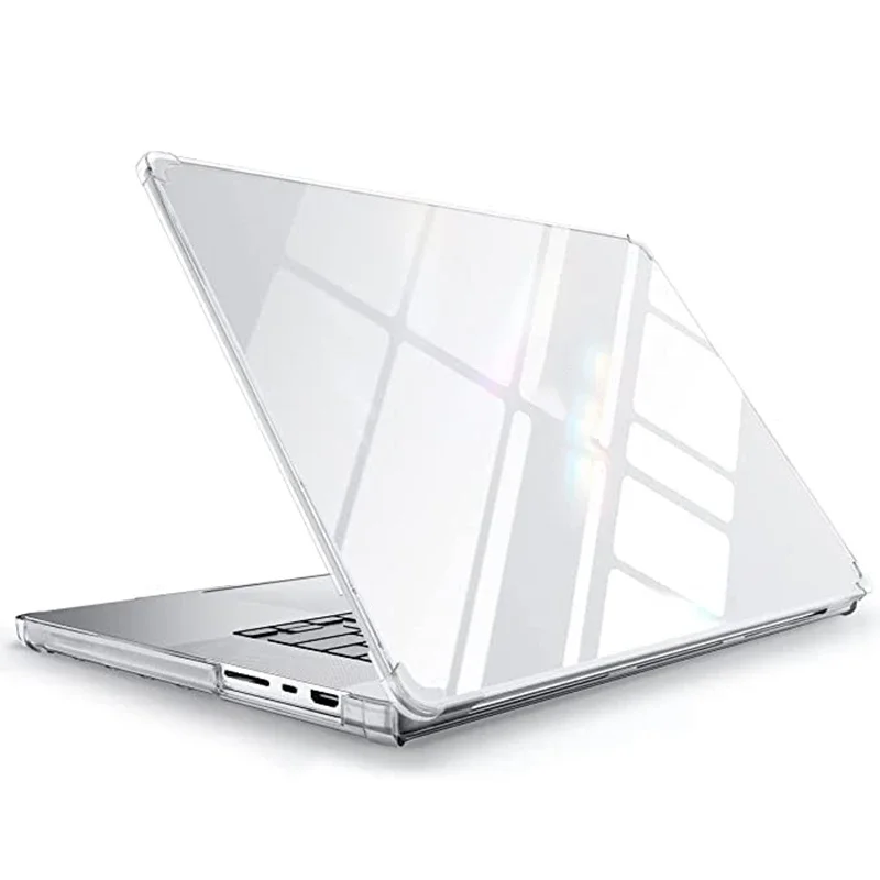 BlueSwan Hülle Für MacBook Pro 14 Zoll 2021-2024 M1-M4 - Transparente Hartschale