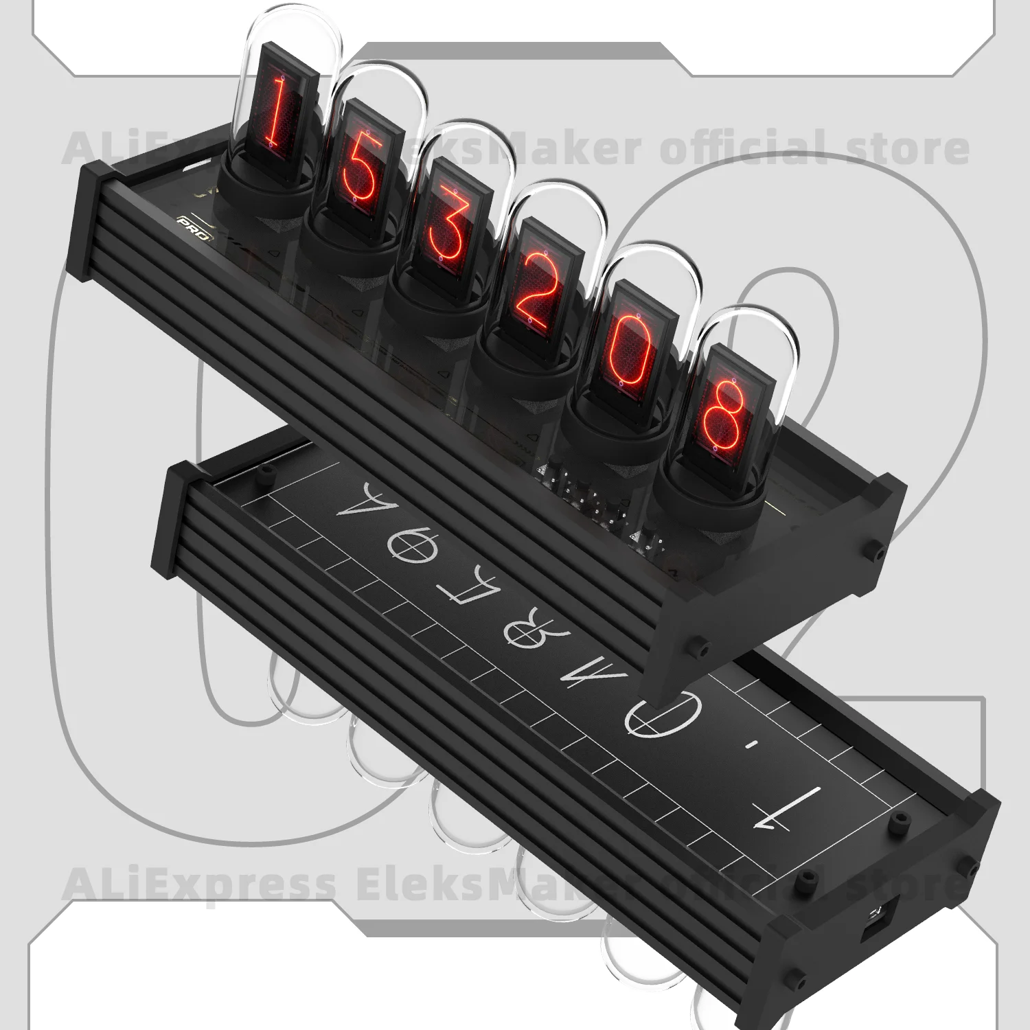 EleksMaker EleksTube IPS 6-Bit IPS Retro Glows Analog Nixie
