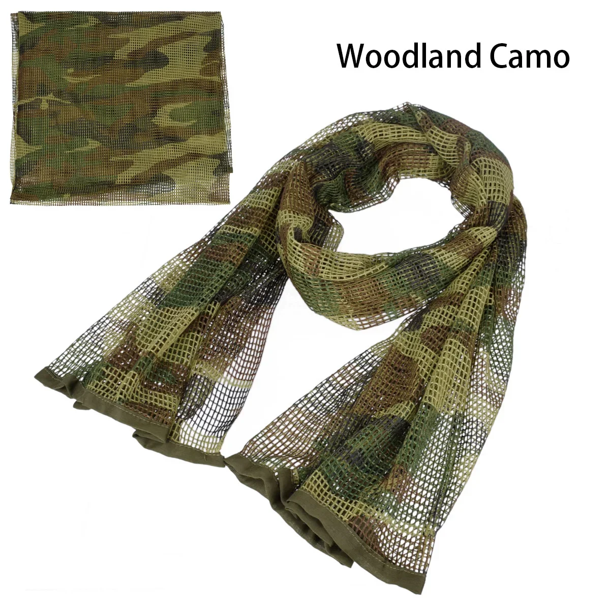 Camouflage Netting Tactical Mesh Net Camo Scarf Sports Hunting Shooting Wild Photography Sniper Camo Mesh Hiking Scarves 6