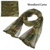 Camouflage Netting Tactical Mesh Net Camo Scarf Sports Hunting Shooting Wild Photography Sniper Camo Mesh Hiking Scarves 6