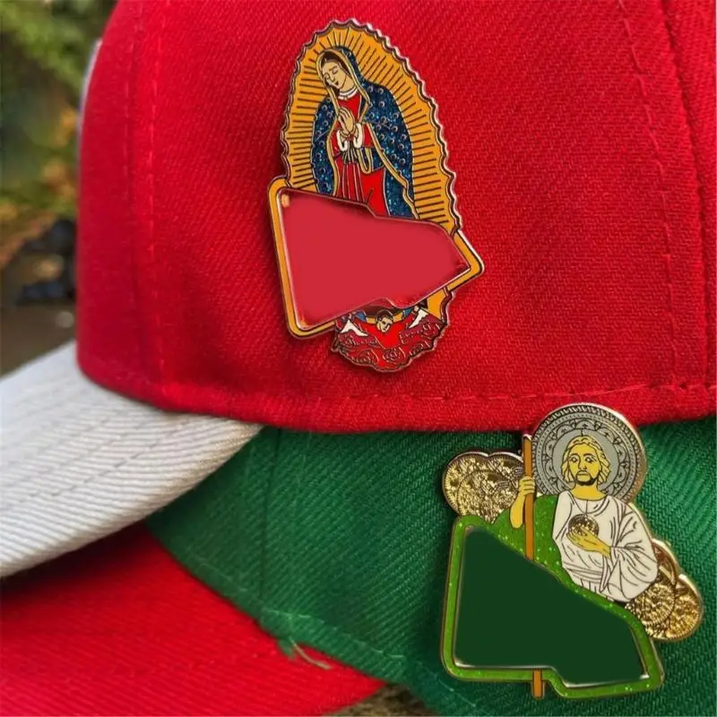 L5YA Fashion Pins Cartoon Hat Pins Alloy Enamel Badge Women Clothing Decoration