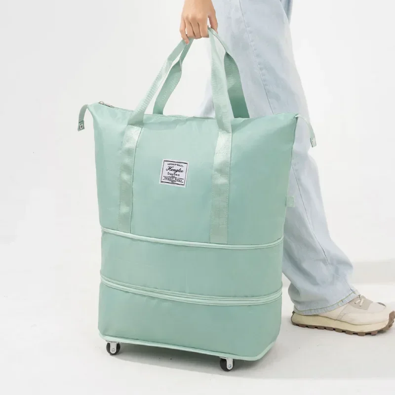 

Multi-function Travel Wheel Bag Ultra-light Portable Dry and Wet Separation Luggage Storage Bag Large Capacity Fitness Bag