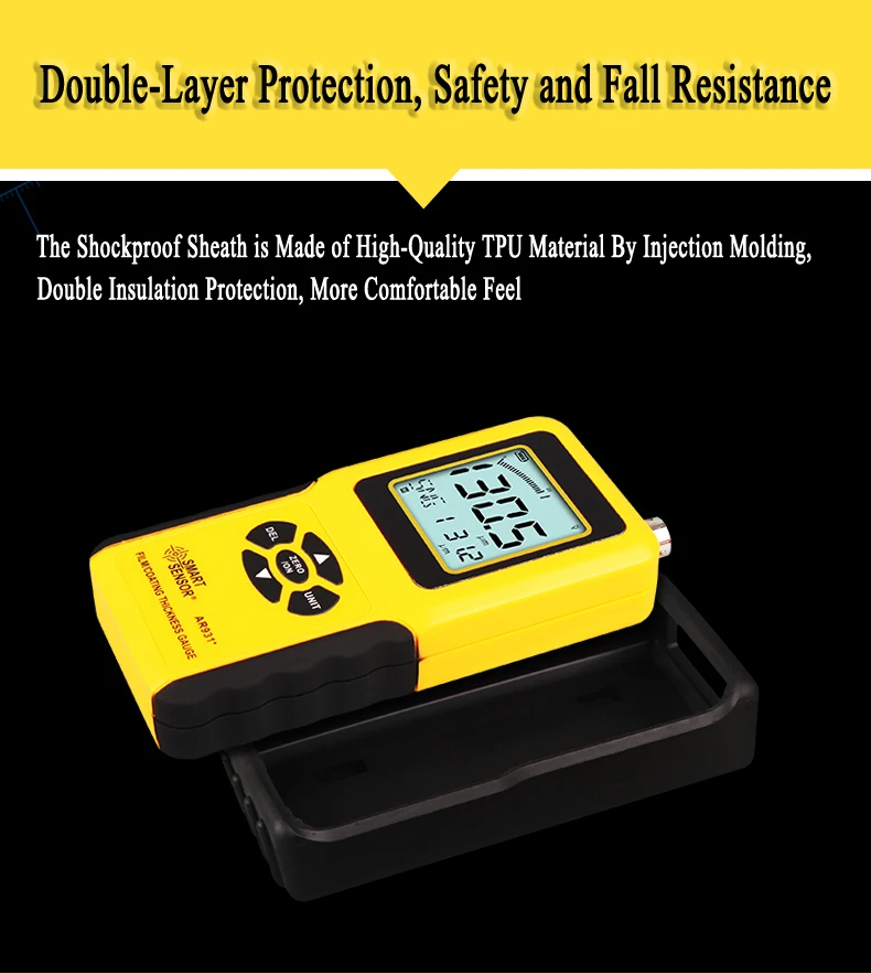 AR931 High Accuracy Separate Layer Thickness Gauge Meter, Thickness Tester