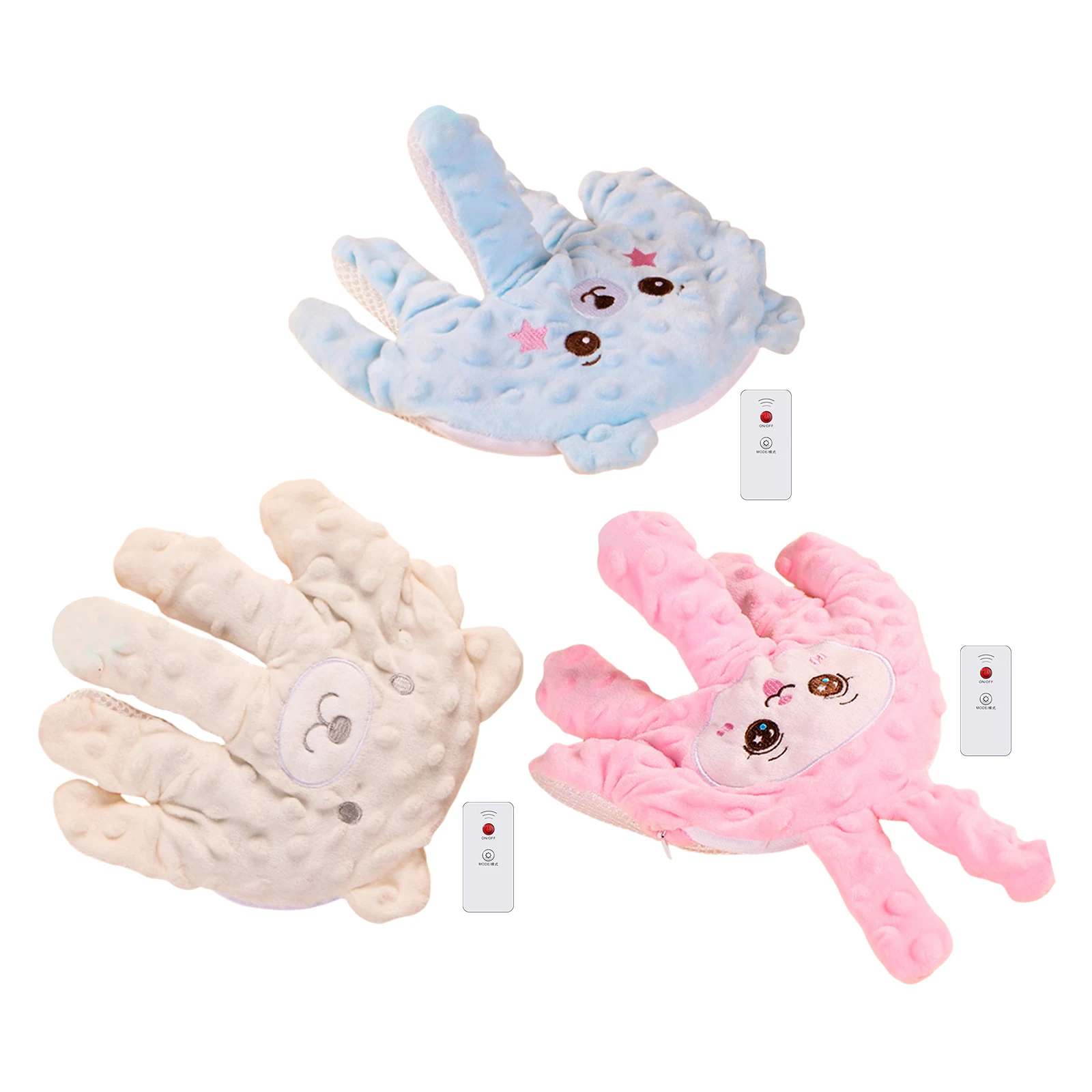 전기 자동 마사지 기기, 무소음 과학적 편안함 솔루션, 부모와 성인을 위한 플러시 피규어 진정 기기, 가정 및 여행용