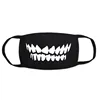 1PCS Black Bilayer Cotton Heart Anime Mouth Mask Anti Haze Dust Washable Reusable  Dustproof Mouth-muffle Winter Warm Mask 4