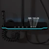 4 Functions Luxury Bathroom Shower Faucet Set  Digital Temperature Display With Light Shower Hot Cold Shower Mixer Taps 4