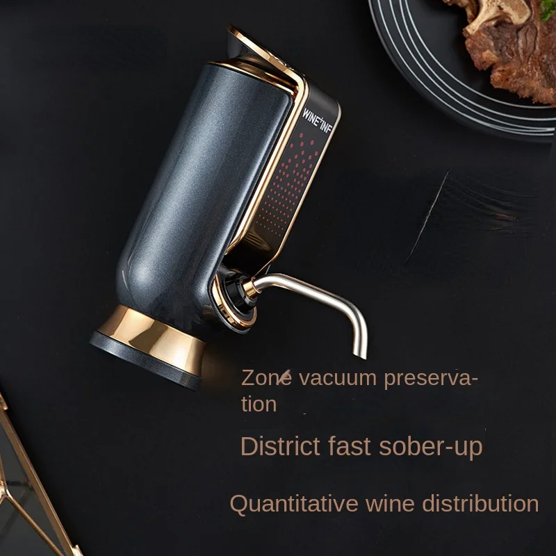 LED Display Electric Wine Decanter Touch Switch European Luxury High-end Wine Divider Gift To Friends Electric Dispenser