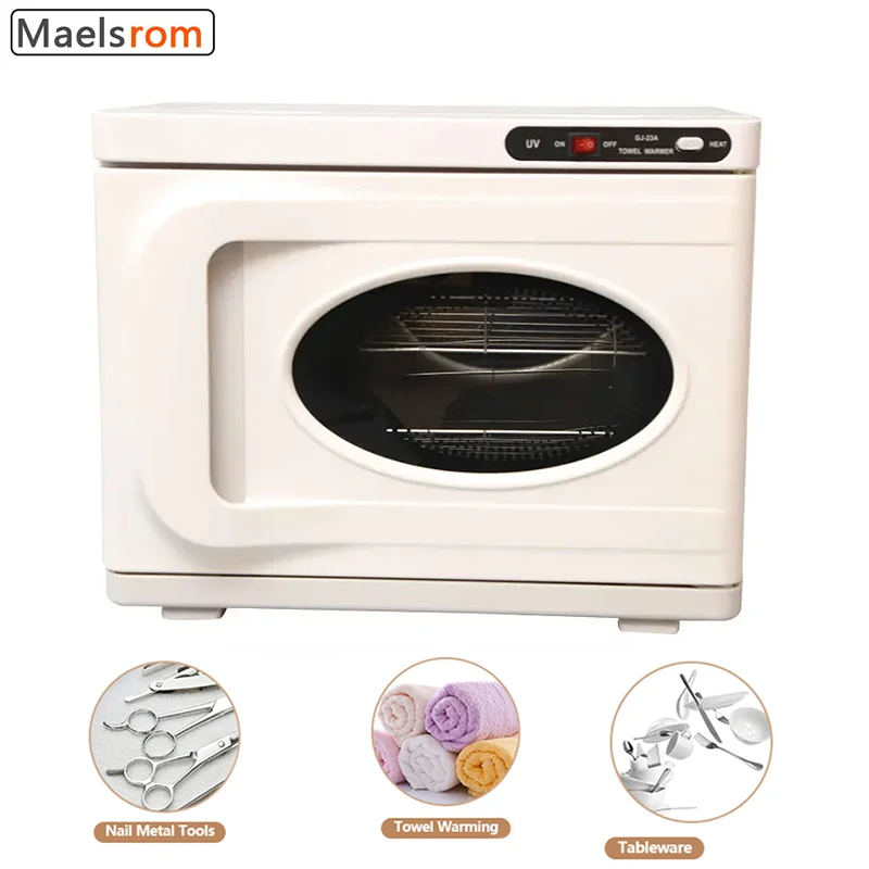 UV Towel Sterilizer Box Nails 23L Disinfection Towels Sterilization Sterilizing Manicure Tools Sterilizer Cabinet Beuaty Salon