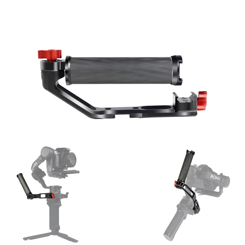 조정 가능한 핸들 그립 브래킷 슈트 클램프 마운트, DJI RS C2 2 3 4 로닌 3 4 프로 미니 핸드헬드 안정기 익스텐션 ..