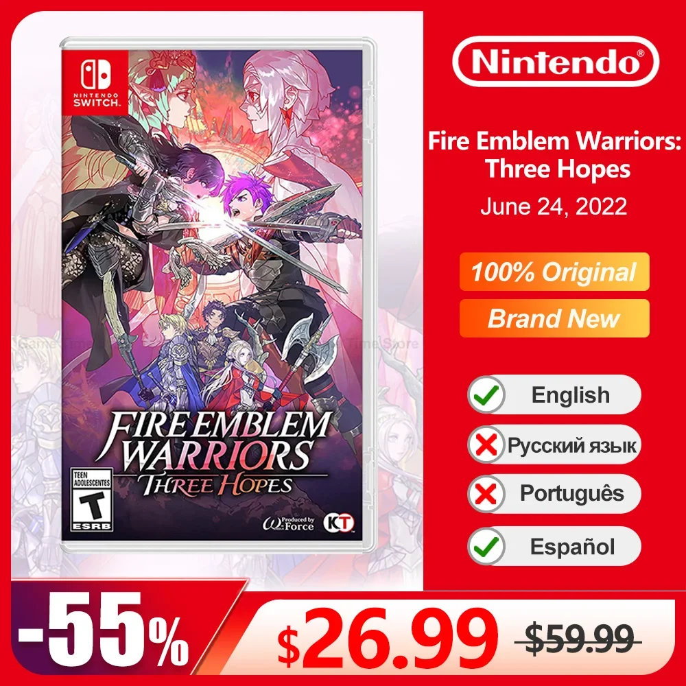 Fire Emblem Warriors Three Hope Nintendo Switch Game Deals 100% Scheda Di Gioco Fisica Originale Ufficiale Per Switch Oled Lite