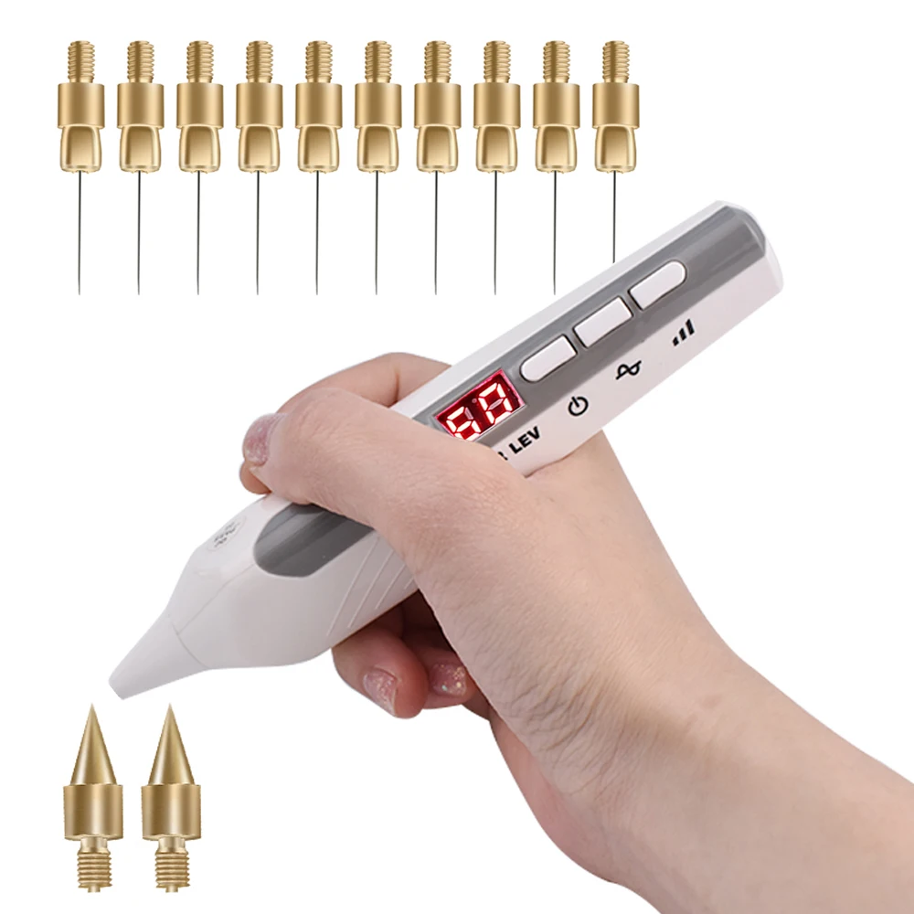 Electric Beauty Plasma Pen Skin Tag Removal Pen Dark Spot Mole Wart Remover Tattoo Freckle Nevus Black Spots
