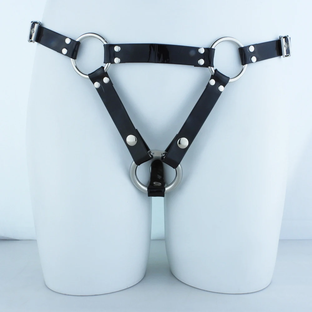 FRKO Male Chastity PU Belt Adjustable Rope Scrotum Ring BDSM Games Erotic Product Adult Sex Toys for Men Underwear Bondage 18+ penis chastity cage chastity lock sex toy