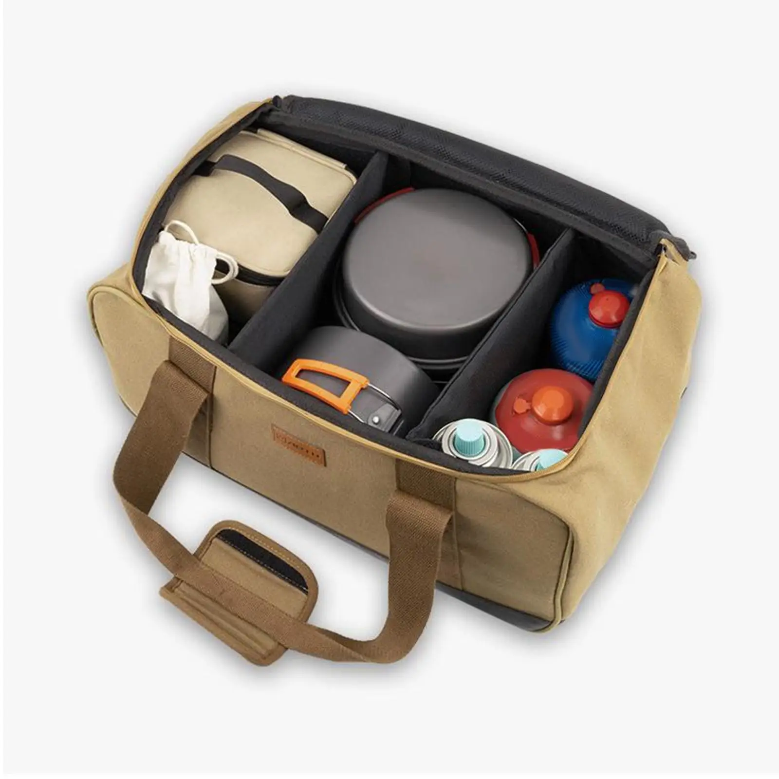 BBQ Tableware Carry Bag Camping Cooking Utensils Organizer Outdoor BBQ Grill Accessories Bag Tool Carry