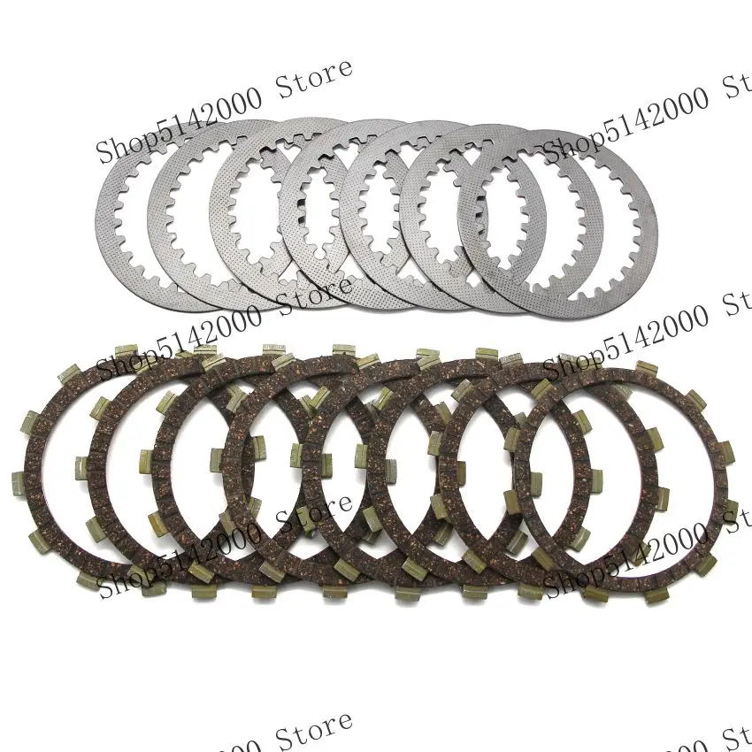 

Clutch Friction Disc Plate For Yamaha XT550 5Y3 XT550J OEM:5Y1-16321-00/583-16321-00 7 5Y1-16331-01/4L0-16321-00 1 360-16325-00