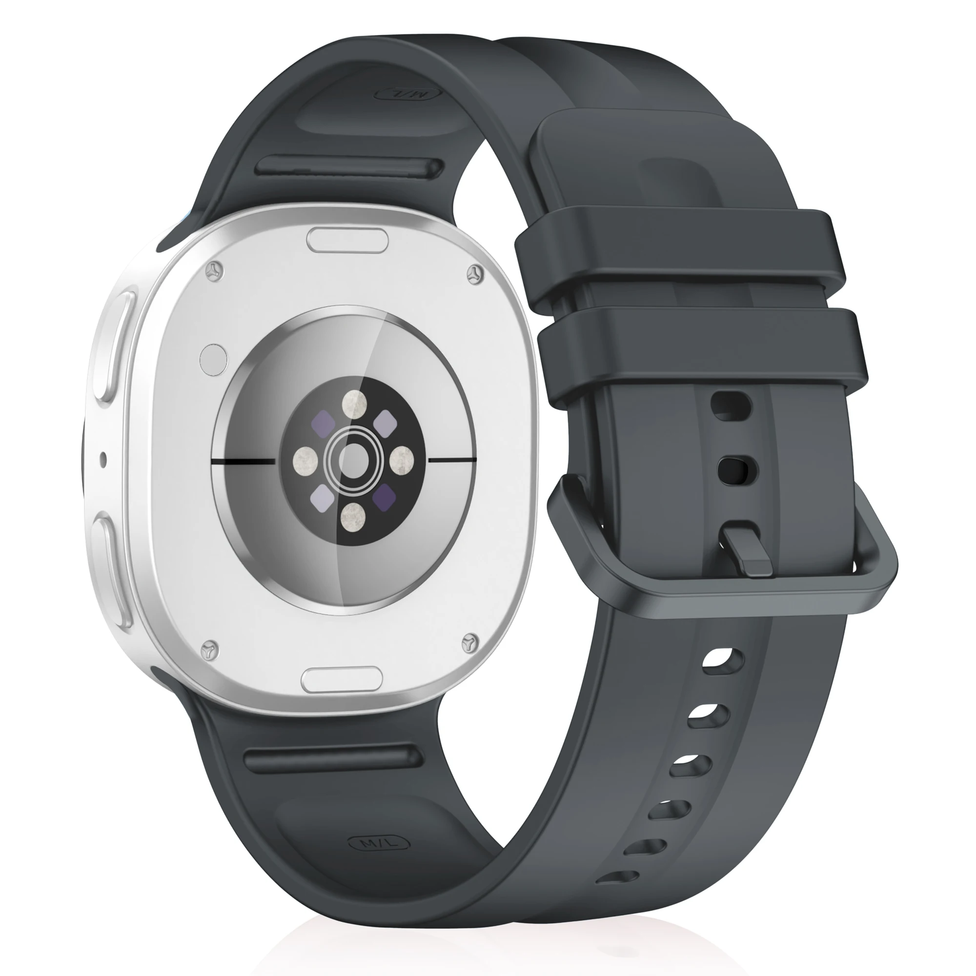 Premium Silicone Sport Wristband for Smartwatches - Original Strap Replacement