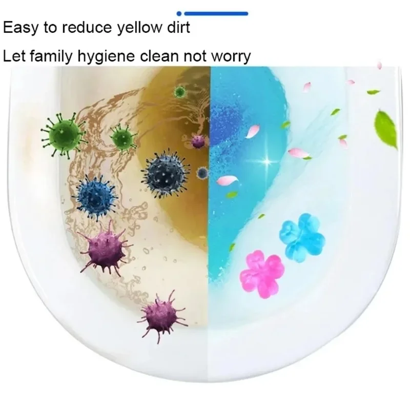 Paquete M&uacute;ltiple De Gel De Limpieza Para Inodoro Con Aroma Flores Limpiador Desodorante Para Inodoro Eliminaci&oacute;n Olores