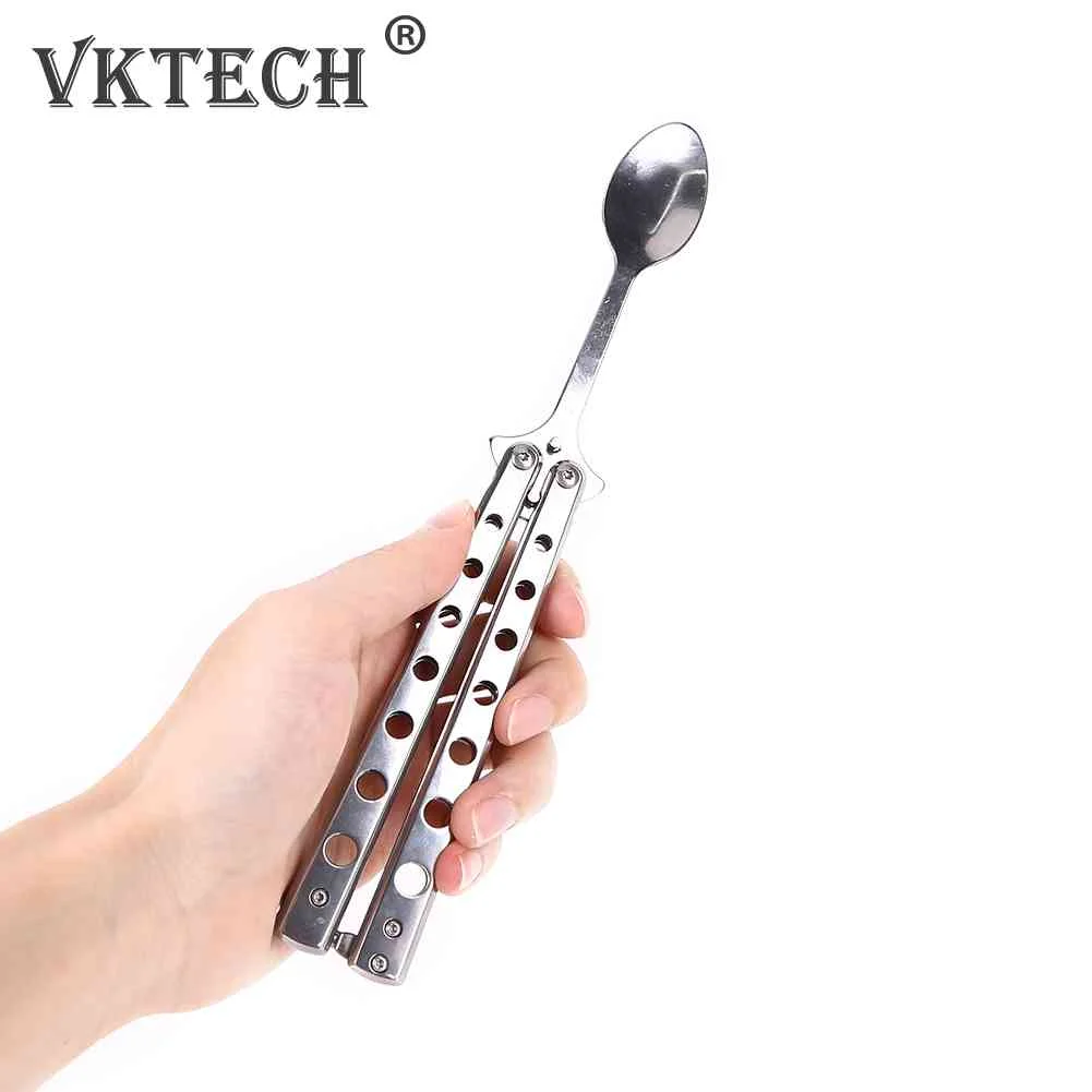 Picnic Cutlery Set Picnic Tableware Camping Cutlery Set Cutlery Set Butterfly Knife Folding Spoon Fork