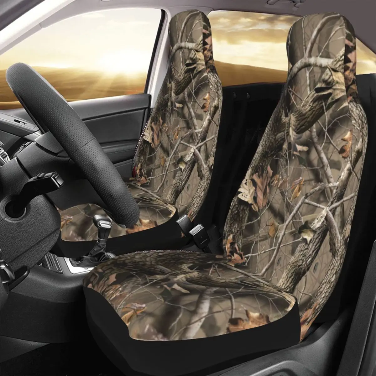 Real Tree Camouflage Camo Car Seat Cover Protector Interior Accessories