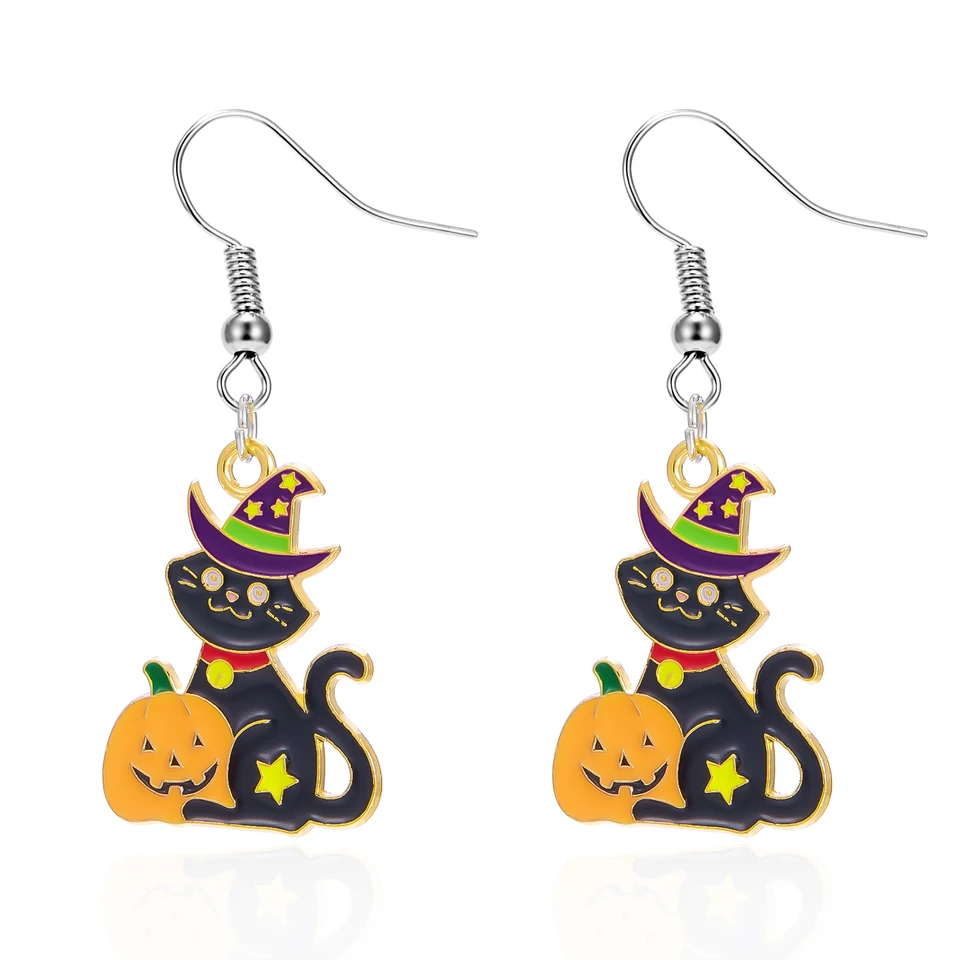 2 Paia Di Orecchini Pendenti Asimmetrici Luna E Stelle Per Donna, Gioielli In Metallo Lucido, Regalo Perfetto
