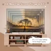 Wood TV Stand for TVs up to 65 Inch Flat Screen, Modern Entertainment Center with 8 Open Shelves, Farmhouse TV Storage Cabinet 6