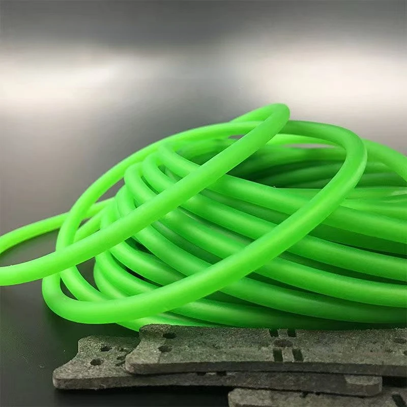 Polyurethane belt PU round belt with green belt meltable cord 3/4/5/6mm