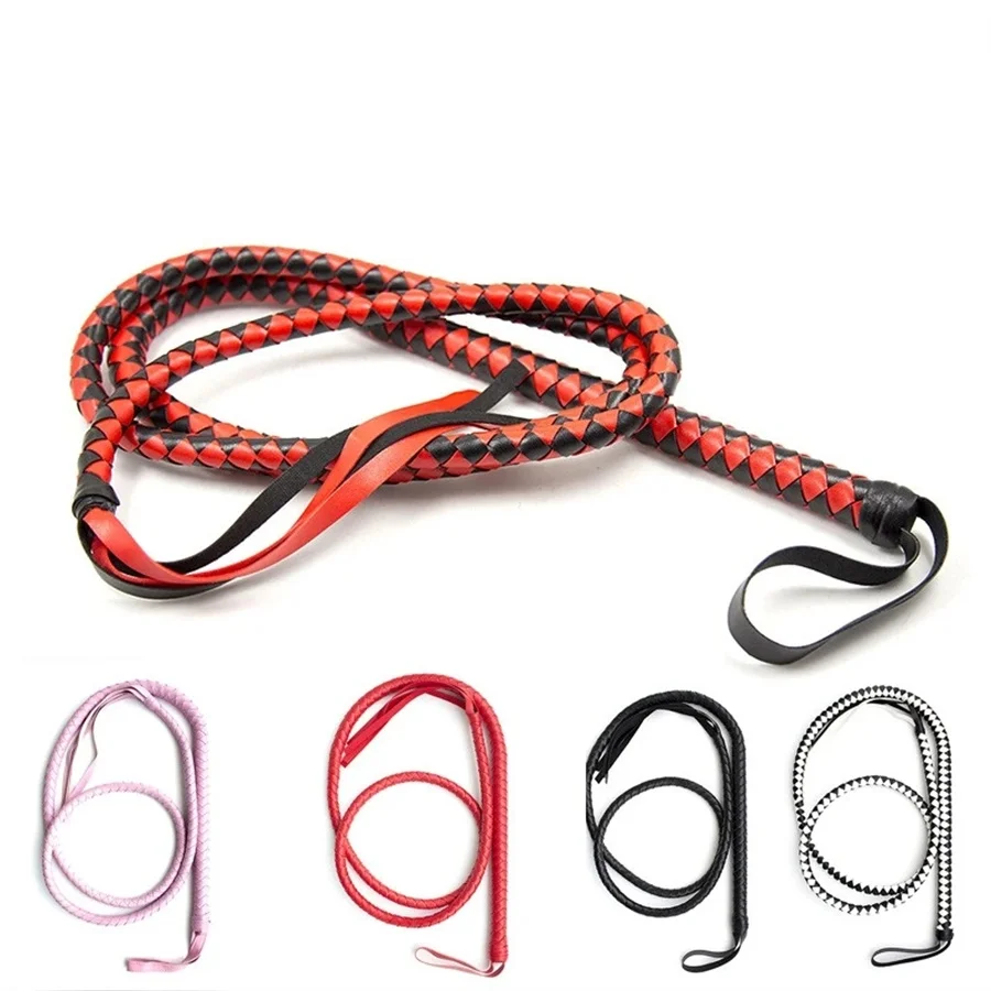 

PU Leather Bondage Whip With Sword Handle Lash Flogger Horse Spanking Paddle Sex Whip Adult Games Fetish Sex Toys For Couples