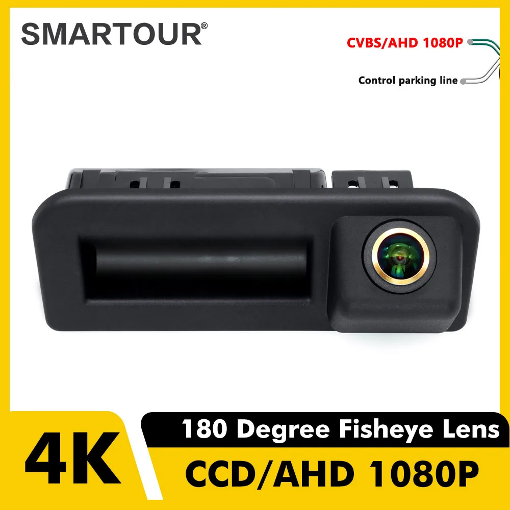 

AHD 1080P Автомобильная камера заднего вида для багажника задняя дверная ручка камера заднего вида для парковки HD для Vento Polo Sedan Facelift 2017 - 2019