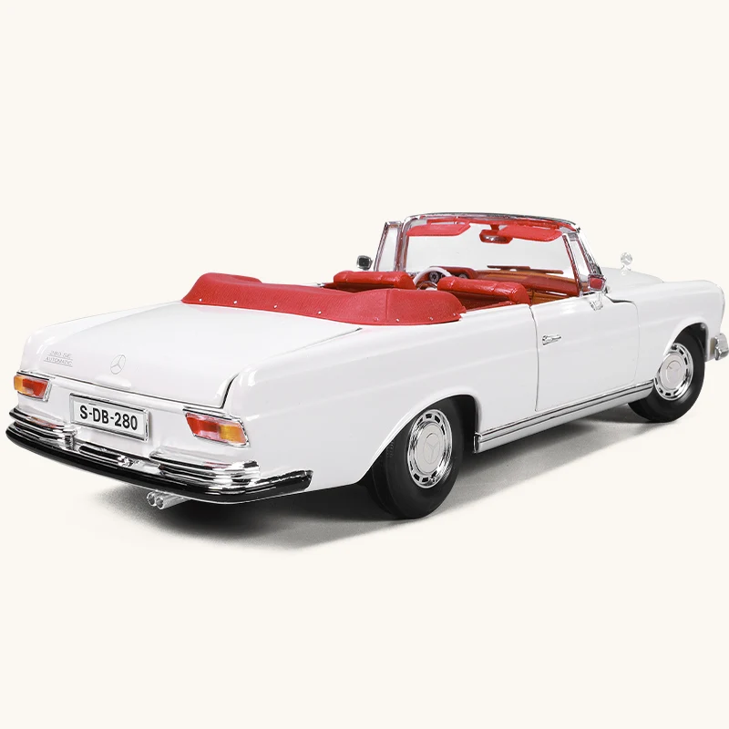 Maisto 1:18 - Cabriomodell - Mercedes-Benz 280SE 1967 - Druckgussmodell mit Öffn