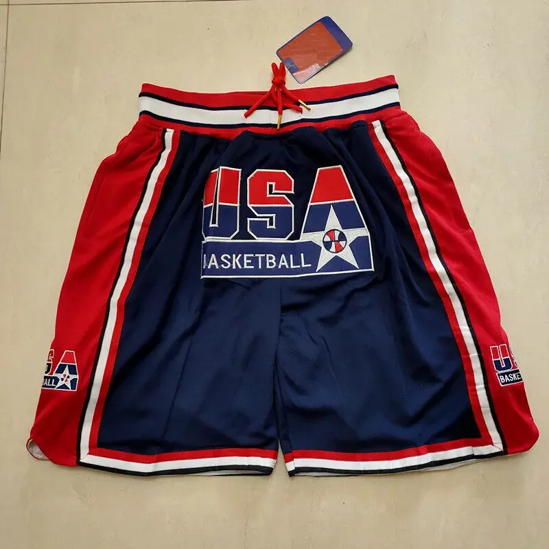 1992 Dream Team #9 Jordan Basketball Jerseys Navy White All Stitched Throwback