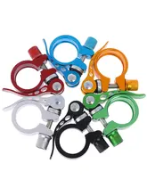  1pc 25.4-34.9mm Aluminum Alloy Bike Seat Clamp Quick Release MTB BMX Road Bicycle Seatpost Clamp Seat Post 