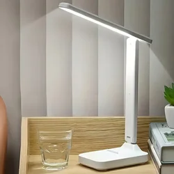 Dimmable Touch - Control Desk Lamp with Adjustable Brightness and Eye Protection - Plug - in (WHITE)