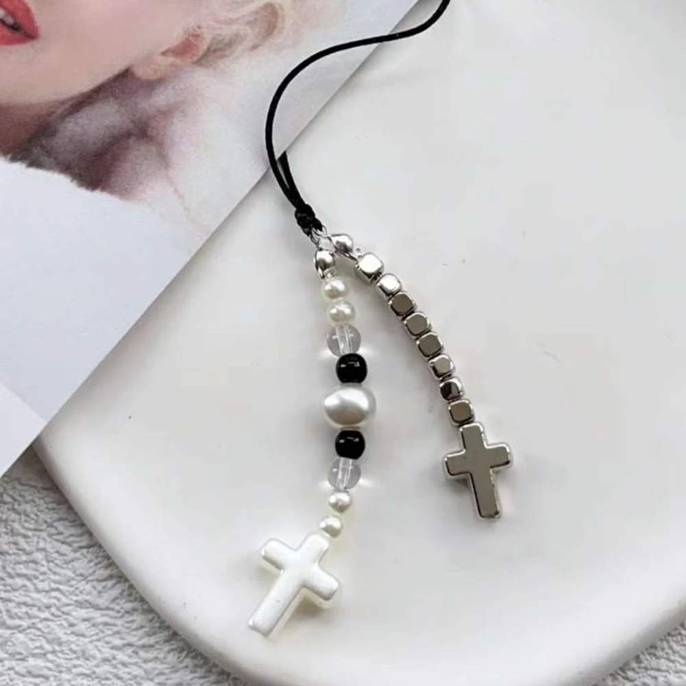 투명 크로스 액세서리 포장 재료, 크로스 비드 DIY 카드 가방 액세서리, 팔찌 목걸이 액세서리, 10 개