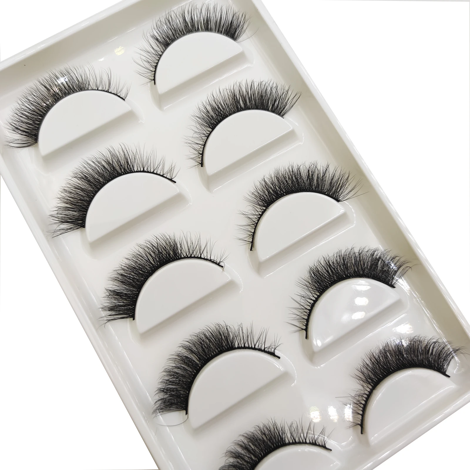 37 Style 5 Pairs Natural 3D False Eyelashes 10/50 Boxes Makeup Fake Eye Lashes Faux Cils Make Up Beauty Maquillaje