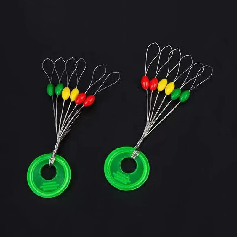 60pcs 10Group Carp Fishing Float Space Bean Float Rubber Stopper Space Beans Fishing Stopper Bobber Olive Fishing Tools