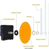 1 Set Hanging DIY Quartz Watch Silent Wall Clock Movement Quartz Repair Movement Clock Mechanism Parts Clock Parts With Needles 5