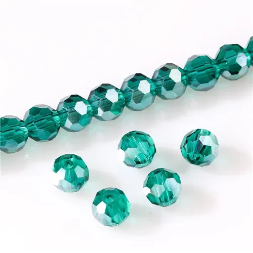 Czech Black Glass Round Beads for Jewelry Making - 3/4/6/8mm Spacer Beads Wholesale
