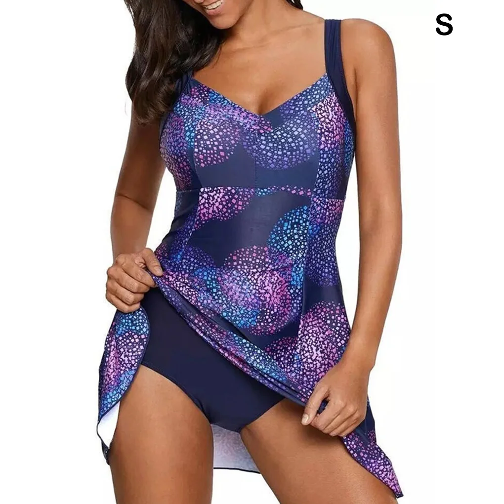 

Women Swimsuit Beach Clothing Long-lasting Washable Single-piece Swim Dress