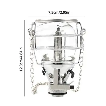 Camping Lantern - Storm Lantern -Flashlight- Stainless Steel Chain - Reinforced Lampshade For Picnics, Fishing, Hiking,at the Beach, Backpacking 6