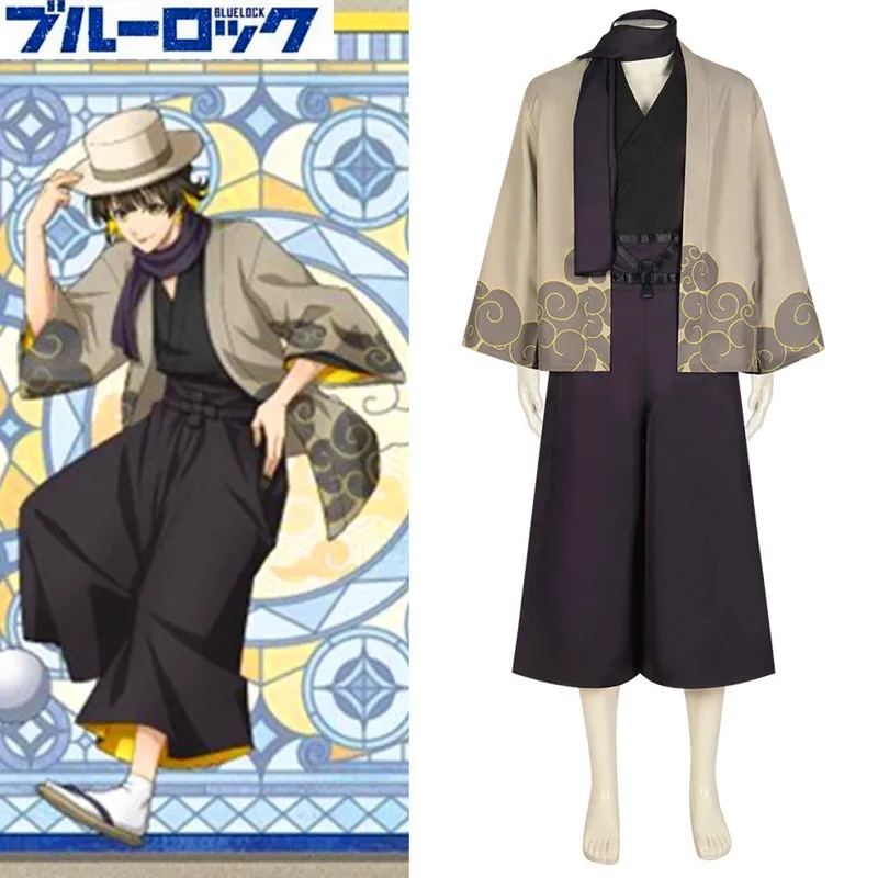 

Anime BLUE LOCK Bachira Meguru Cosplay Costume Halloween Christmas Role Play Party Japanese Kimono Uniform Suit Outfit