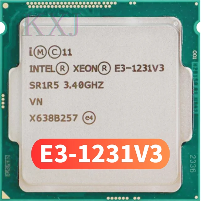 4コア8スレッド　XEON　E3 1231 V3  LGA1150