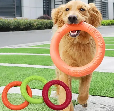 

Pet Flying Discs EVA Dog Training Ring Puller Resistant Bite Floating Toy Puppy Outdoor Interactive Game Playing Products Supply