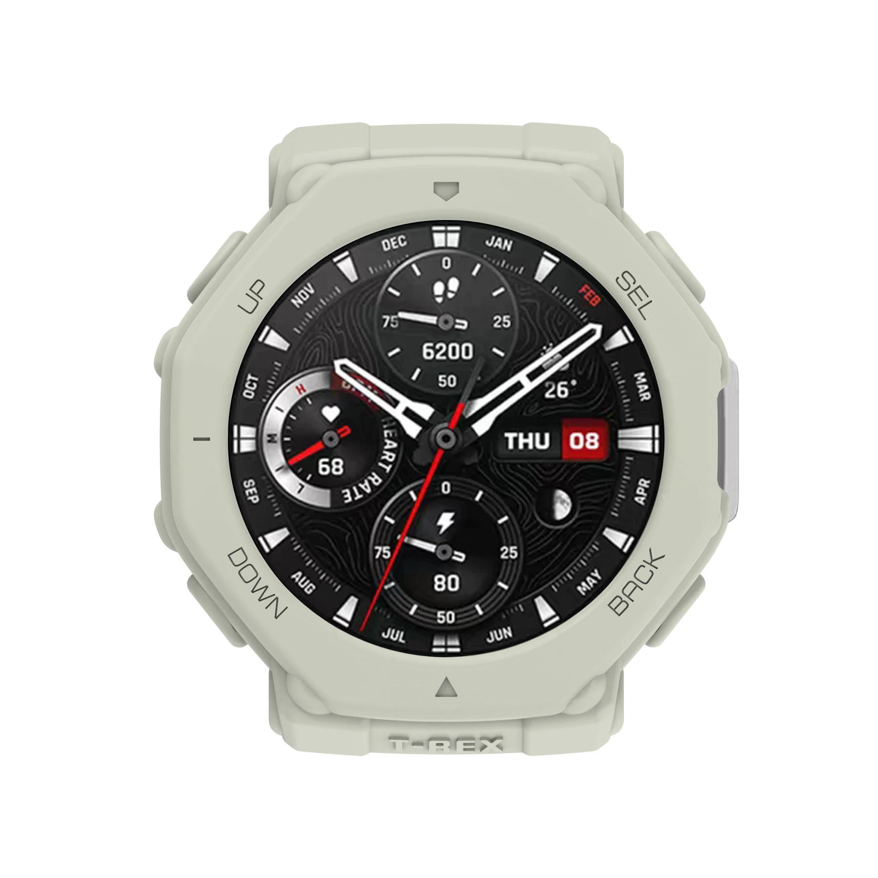 Durable Silicone Protective Watch Case with Scratch-Resistant Design and Secure Fit