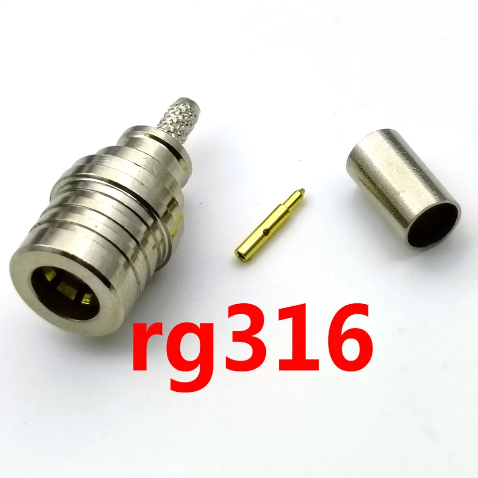 Connettori Pcb Superbat Kit Connettori RPSMA 10 Pezzi Maschio E Femmina A Crimpare E Saldare 50 Ohm Basse Perdite RF Compatibile Con Cavo Coassiale RG174 RG316 RG188 LMR100 Connettore Sma - Foto 13