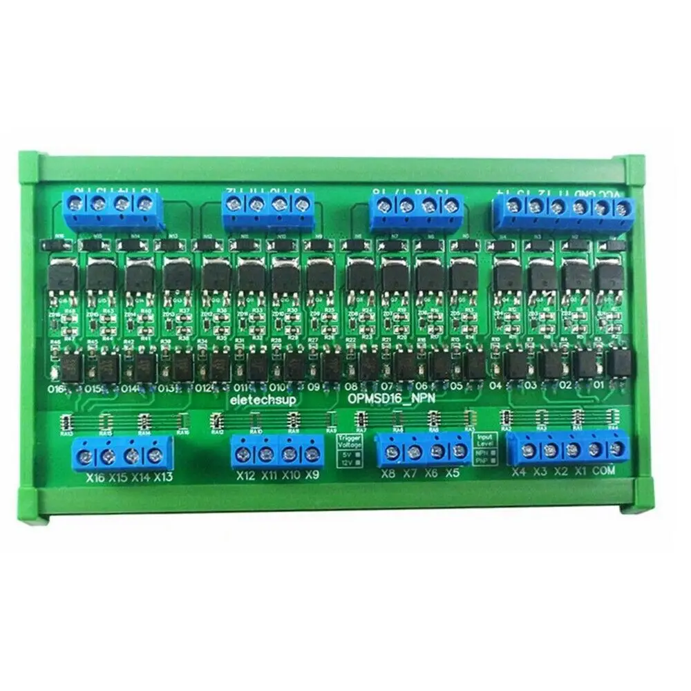 

16CH 3.3-5V PNP Output NPN Digital Logic Convert 2A MOS Solid Signal Amplifier