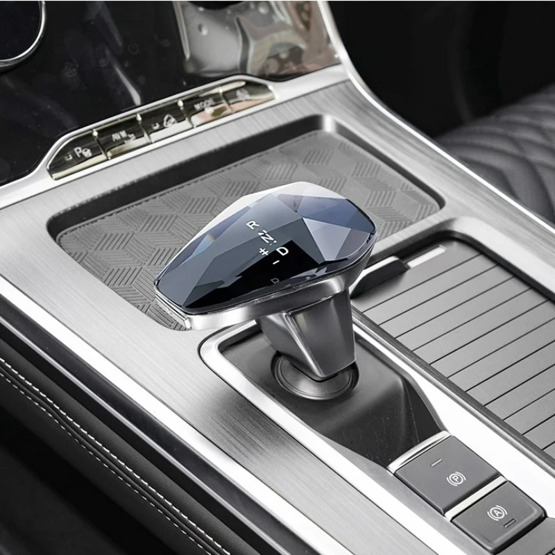 

Crystal Gear Shift Knob Cover for Chery Tiggo 7 2020 2021 2022 2023 Luminous Gear Lever Handle Car Accessories Interior