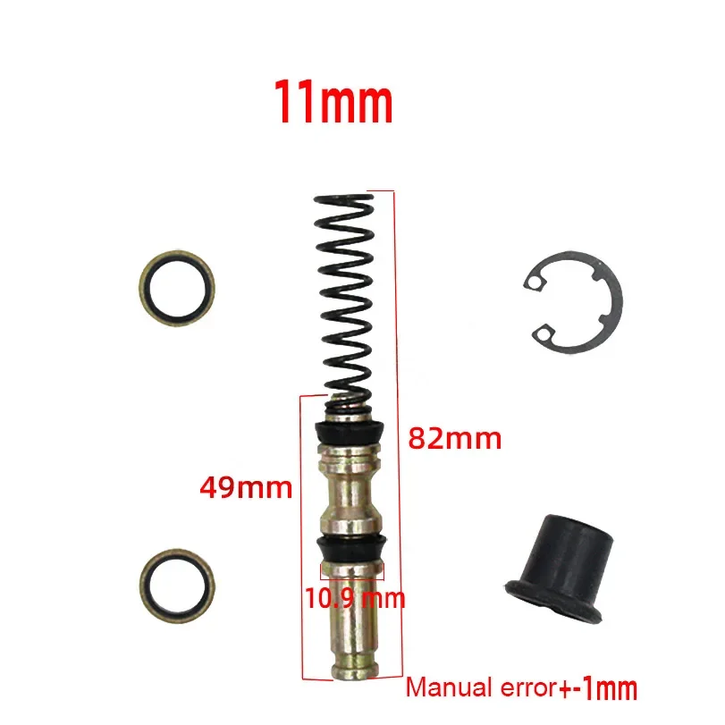 Motorcycle Scooter Brake Pump Front and Rear Master Cylinder Piston Oil Seal Leather Bowl Repair Kit 14mm 12.7mm 11mm - Image 5